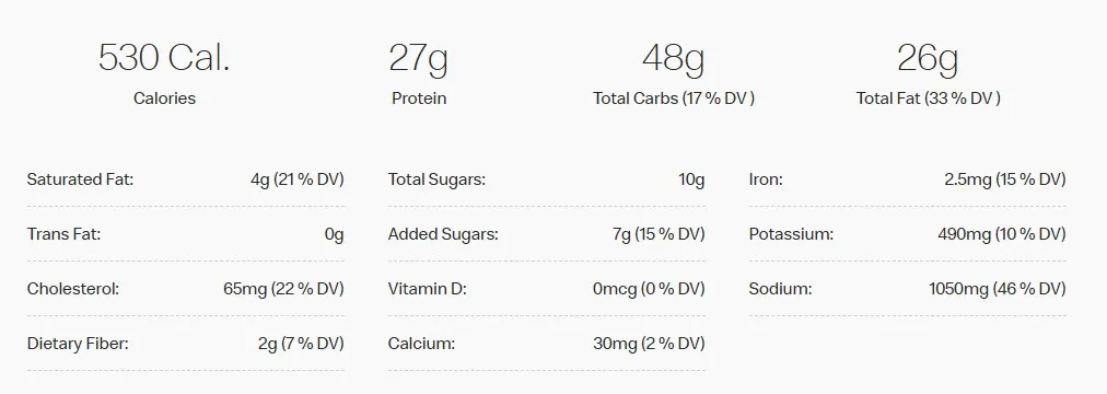 McDonald’s Deluxe McCrispy Chicken Sandwich Price, & Nutrition 3 McDonald’s Deluxe McCrispy nutrition