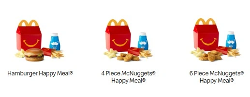 McDonald's Happy Meal Menu Prices - Novermber 2025 6 mcdonald's happy meal menu prices